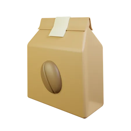 Bolsa de cafe  3D Icon