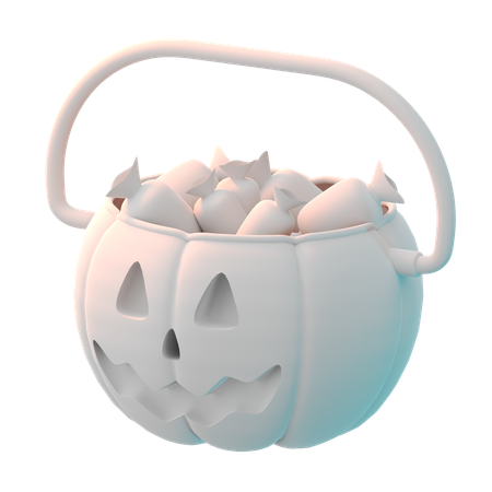 Bolsa de dulces de calabaza  3D Icon