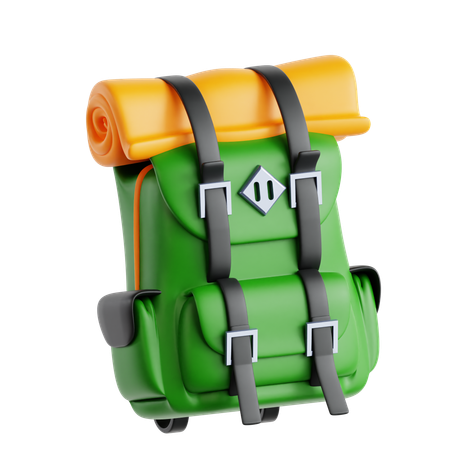 Bolsa de camping  3D Icon
