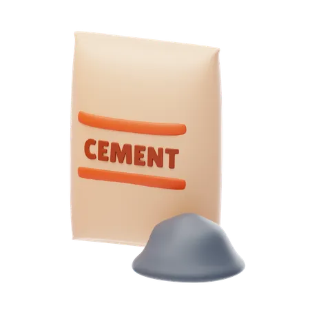 Bolsa de cemento  3D Icon