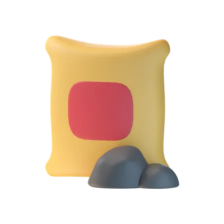 Bolsa de cemento  3D Icon
