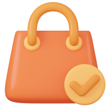 Revisar bolsa  3D Icon