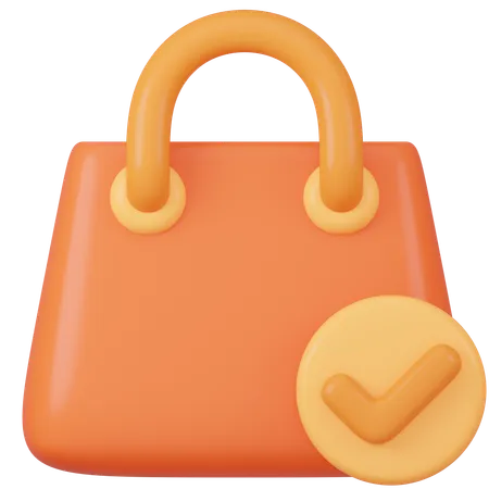 Revisar bolsa  3D Icon