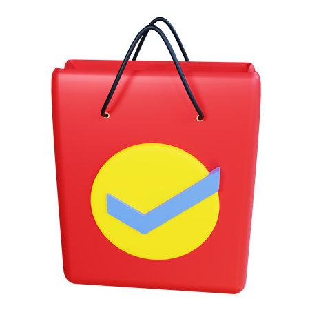 Revisar bolsa  3D Icon