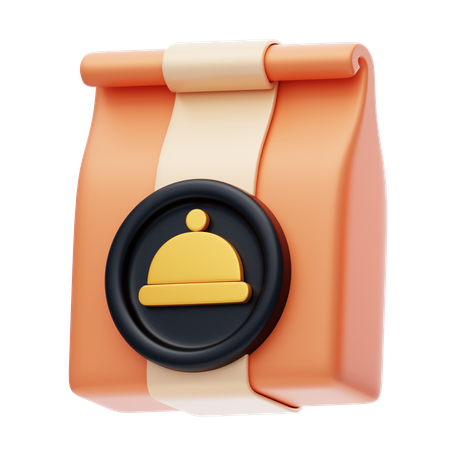 Bolsa de comida  3D Icon