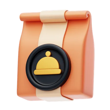 Bolsa de comida  3D Icon