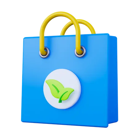 Bolsa de compras ecológica  3D Icon