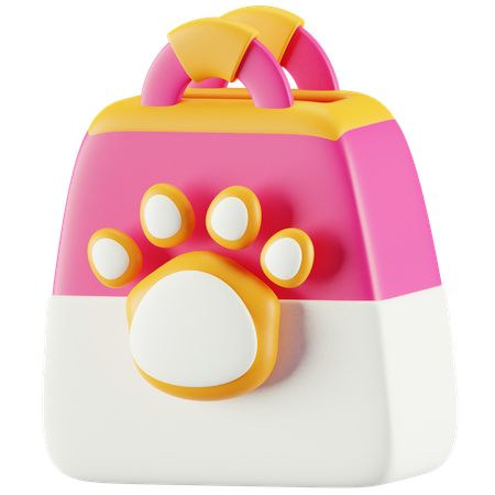 Bolsa de compras para mascotas  3D Icon