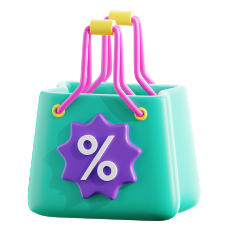 Bolsa de la compra  3D Icon