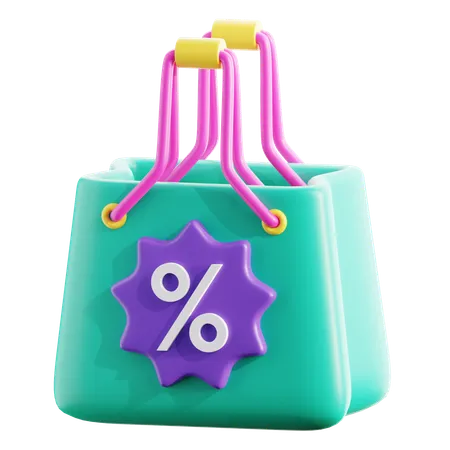 Bolsa de la compra  3D Icon