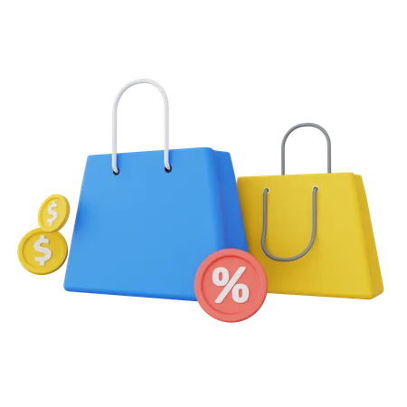 Bolsa de la compra  3D Icon