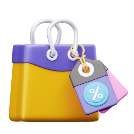 Bolsa de la compra  3D Icon