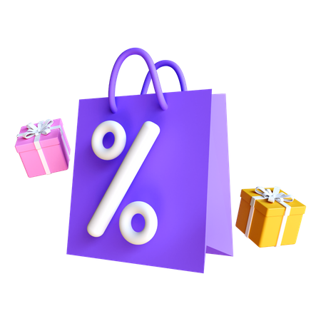 Bolsa de compras  3D Icon
