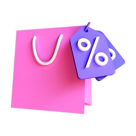 Bolsa de compras  3D Icon