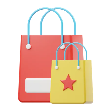 Bolsa de la compra  3D Illustration