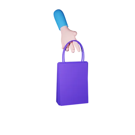 Bolsa de la compra  3D Illustration