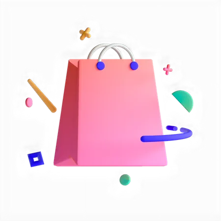 Bolsa de la compra  3D Icon