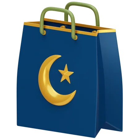 Sacola de compras do Ramadã  3D Icon