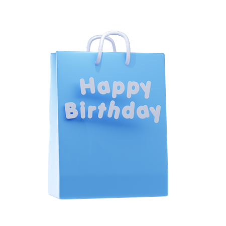 Bolsa de cumpleaños  3D Icon