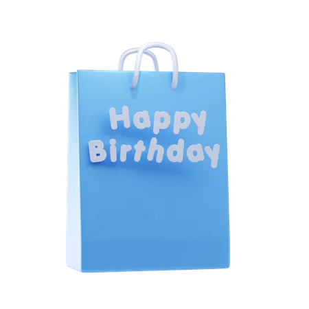 Bolsa de cumpleaños  3D Icon