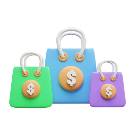 Bolsa de descuento  3D Icon