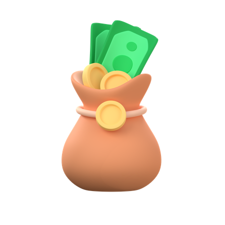 Bolsa de dinero  3D Icon