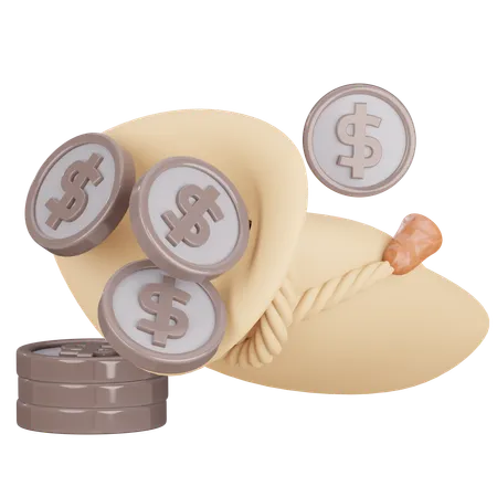 Bolsa de dinero  3D Icon