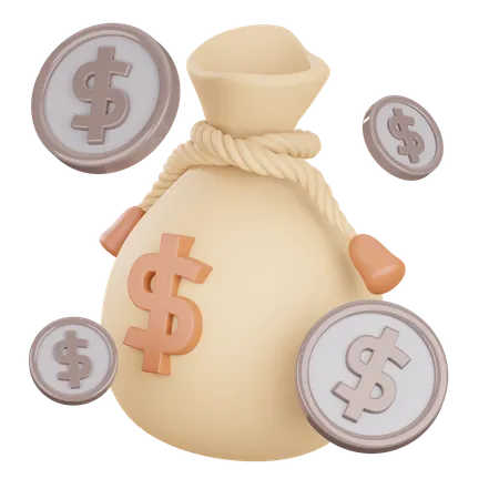 Bolsa de dinero  3D Icon