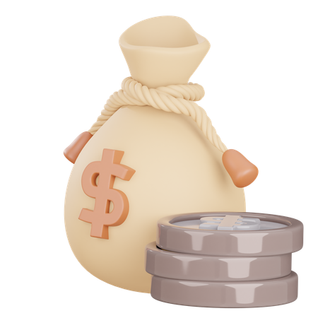 Bolsa de dinero  3D Icon