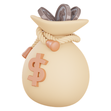 Bolsa de dinero  3D Icon