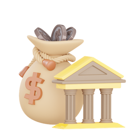 Bolsa de dinero  3D Icon