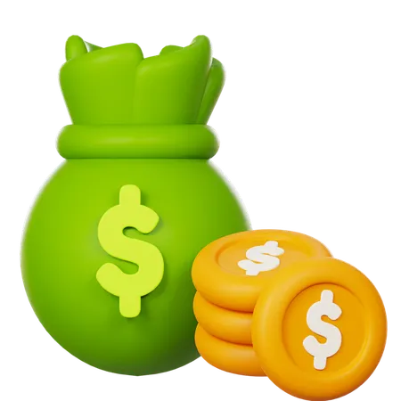 Bolsa de dinero  3D Icon