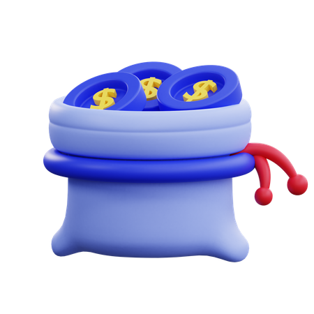 Bolsa de dinero  3D Icon