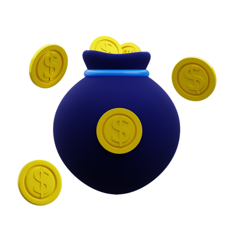 Bolsa de dinero  3D Icon