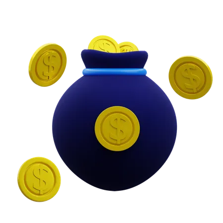 Bolsa de dinero  3D Icon