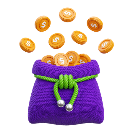 Bolsa de dinero  3D Icon