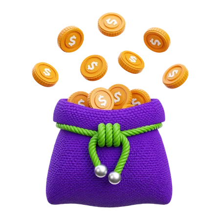 Bolsa de dinero  3D Icon