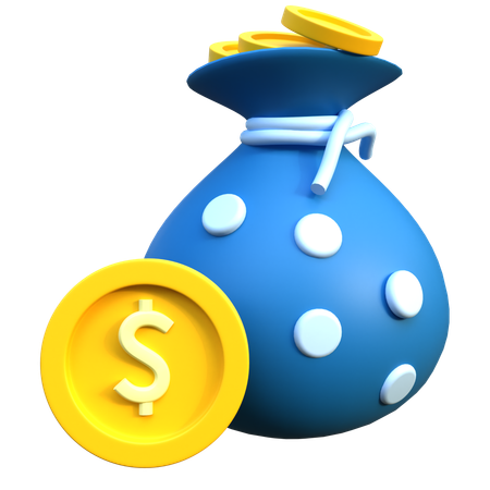 Bolsa de dinero  3D Icon