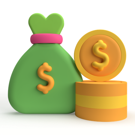 Bolsa de dinero  3D Icon