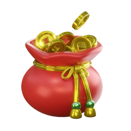 Bolsa de dinero  3D Icon