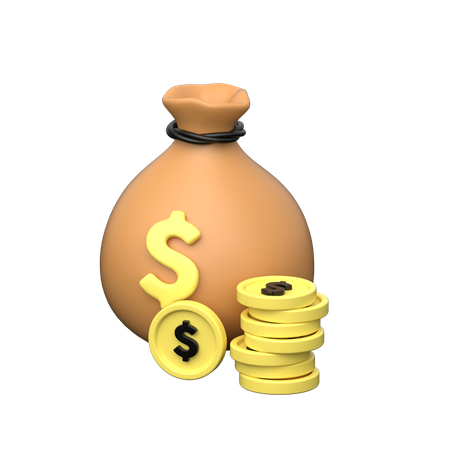 Bolsa de dinero  3D Icon