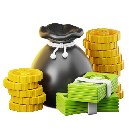 Bolsa de dinero  3D Icon