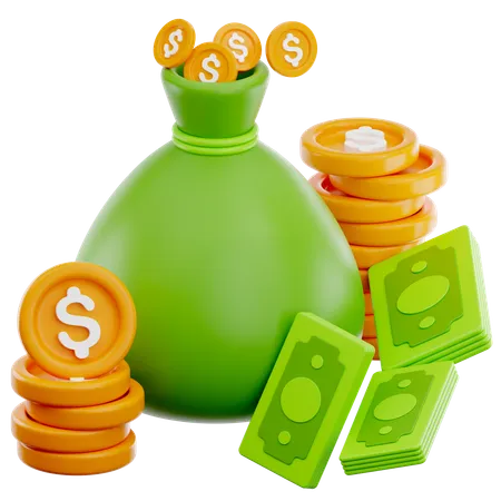 Bolsa de dinero  3D Icon