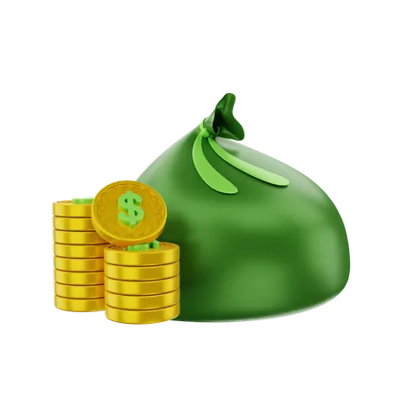 Bolsa de dinero  3D Icon