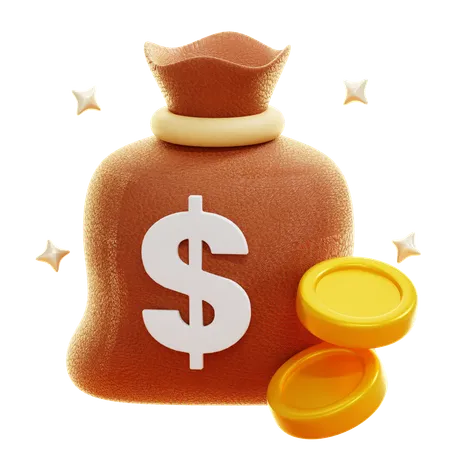 Bolsa de dinero  3D Icon