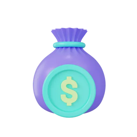 Bolsa de dinero  3D Icon