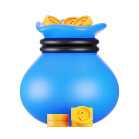 Bolsa de dinero  3D Icon