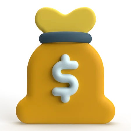 Saco de dinero  3D Icon