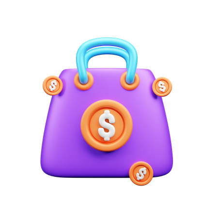 Bolsa de dinero  3D Icon