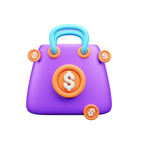 Bolsa de dinero  3D Icon